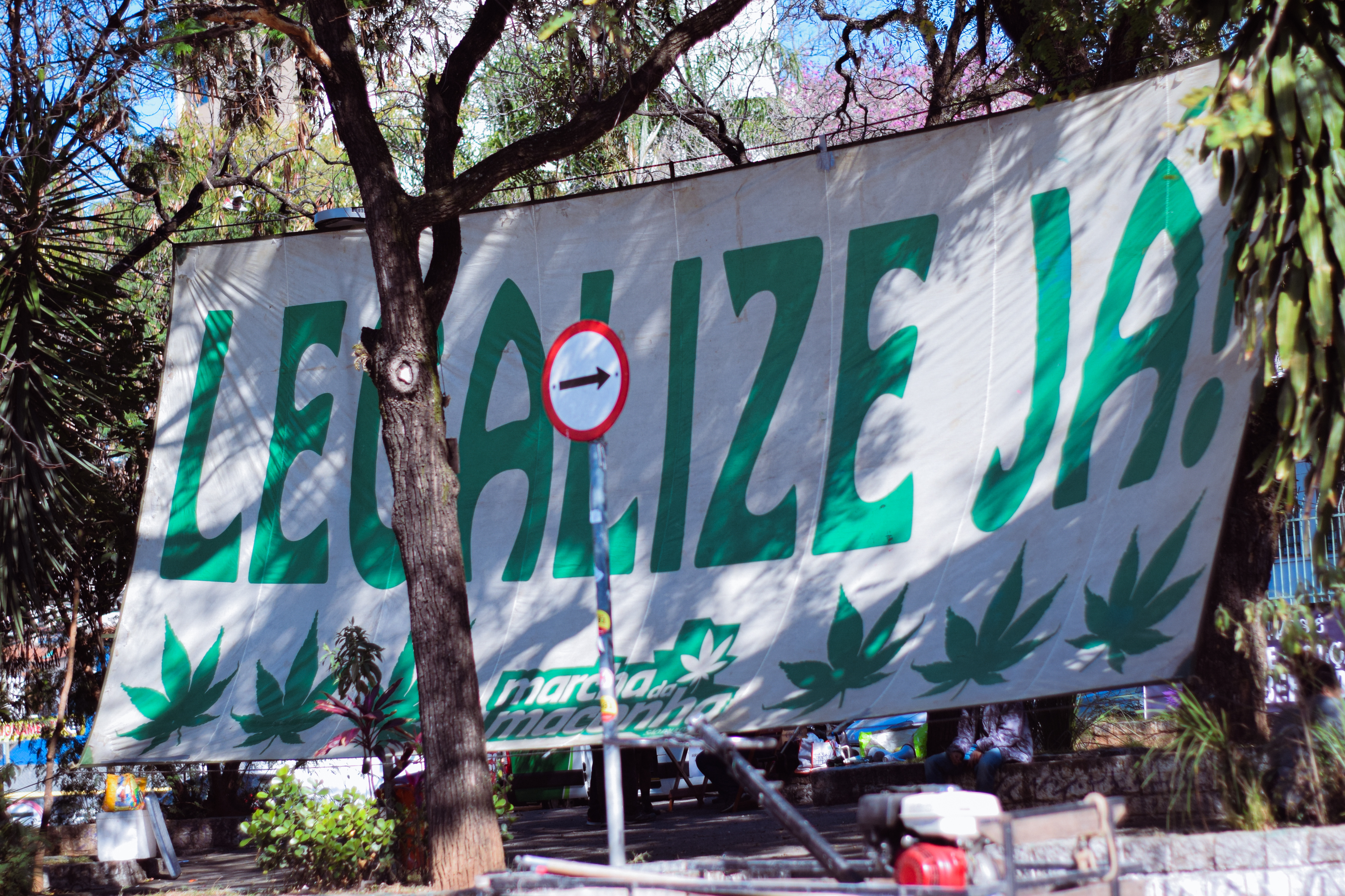 Publico reunido na Marcha da Maconha Osasco 2025