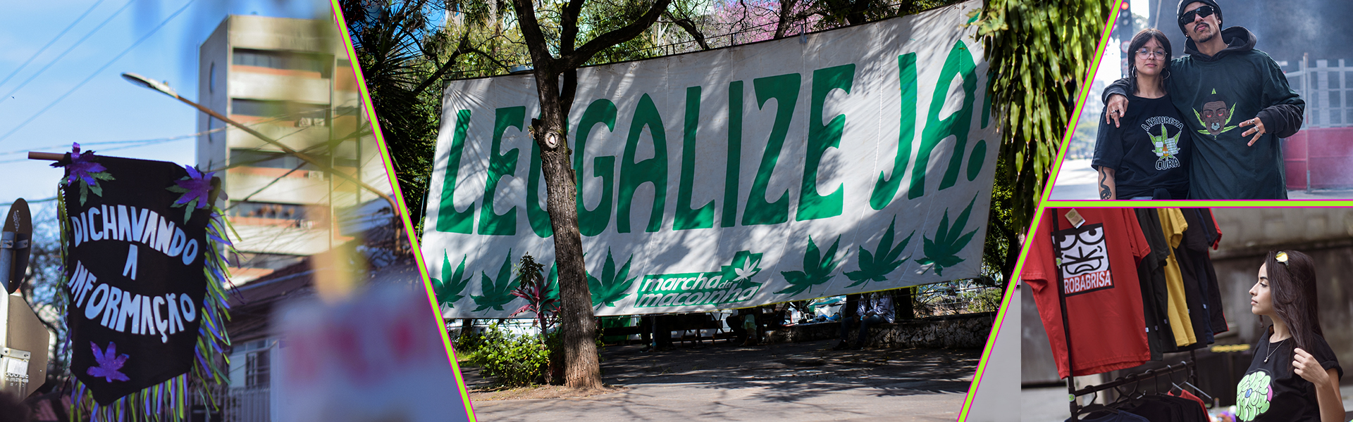 Banner da Marcha da Maconha Sao Paulo 2026 com participacao da Roba Brisa